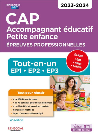 CAP Accompagnant éducatif petite enfance. Epreuves professionnelle. Tout-en-un. EP1-EP2-EP3, Edition