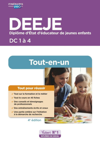 Préparation complète pour réussir sa formation DEEJE DC 1 à 4. Diplôme d'Etat d'Educateur de jeunes
