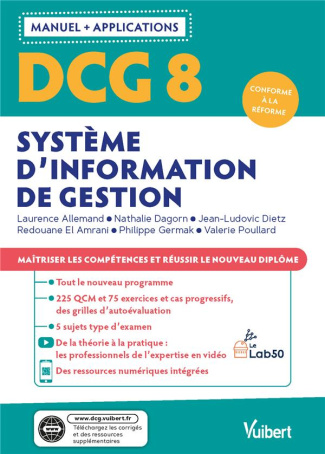 Système d'information de gestion DCG 8. Manuel et Applications, Edition 2022-2023