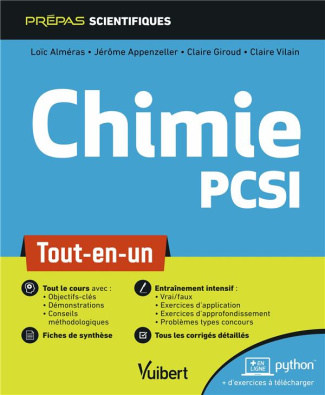 Chimie PCSI. Tout-en-un