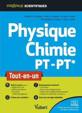 Physique-Chimie PT-PT*. Tout-en-un