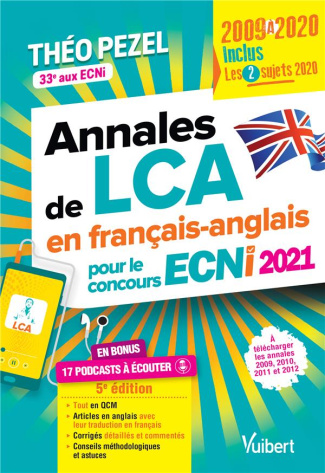 Annales de LCA pour le concours ECNi. 5e Edition 2021. Edition bilingue français-anglais