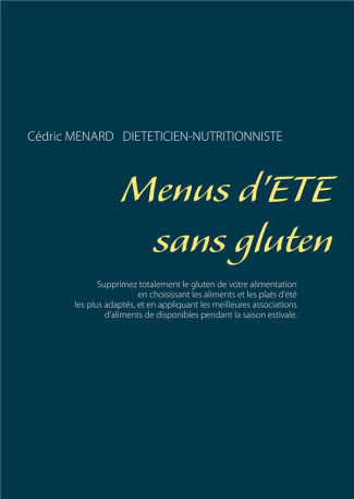 Menus d'été sans gluten