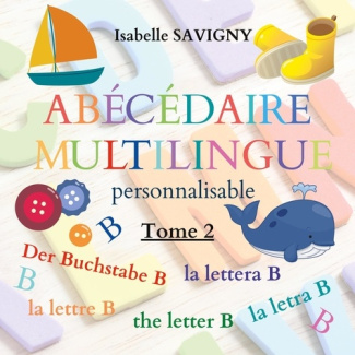Abécédaire multilingue personnalisable. La lettre B