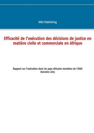 Efficacité de l'exécution des décisions de justice en matière civile et commerciale en Afrique. Rapp