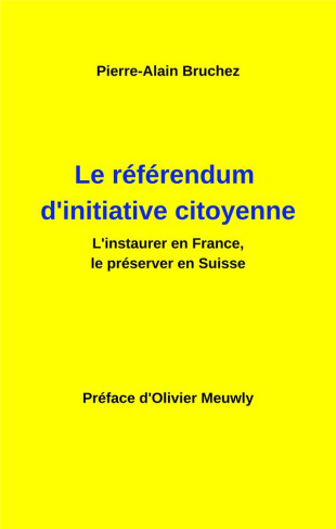 Le référendum d'initiative citoyenne