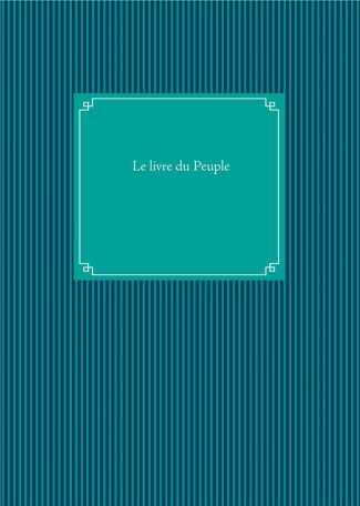 Le livre du Peuple