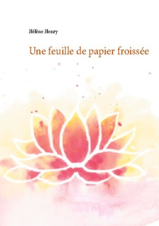 Une feuille de papier froissée