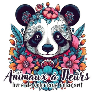 Animaux à Fleurs. 40 illustrations florales en forme d'animaux pour la détente et l'évasion