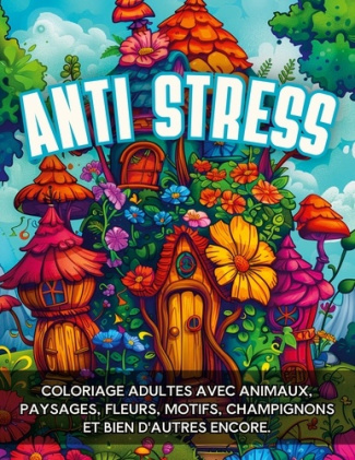 Anti stress. Coloriage adultes avec animaux