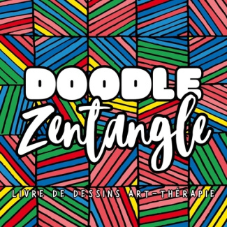 Doodle zentangle. Livre de dessins art therapie