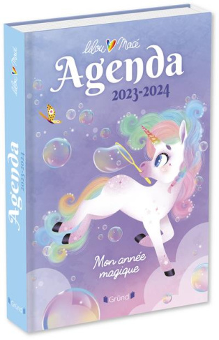 Agenda Lilou la licorne. Mon année magique, Edition 2023-2024