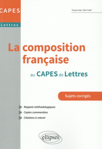 La Composition française au CAPES de lettres