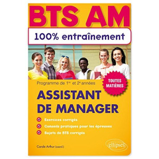 Assistant de manager BTS AM. Programme de 1re et 2e années, toutes matières