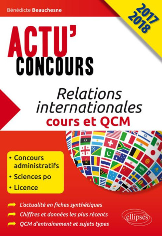 Relations internationales. Cours et QCM 2017-18, Edition 2017-2018