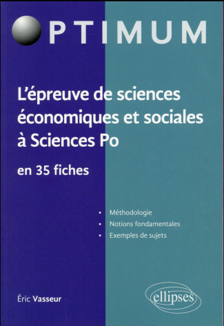 L'épreuve de sciences économiques et sociales à Sciences Po en 35 fiches