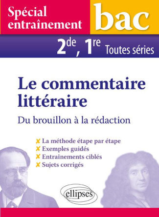 Le commentaire littéraire 2de, 1re toutes séries. Du brouillon à la rédaction