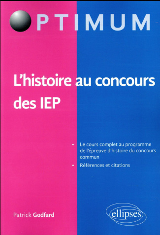 L'histoire aux concours des IEP