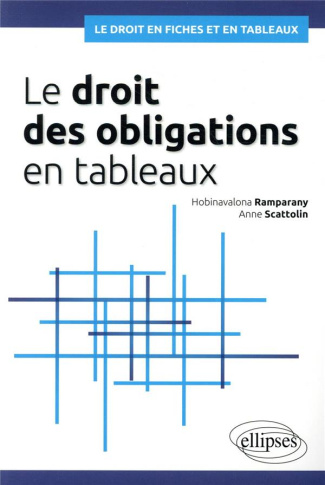 Le droit des obligations en tableaux