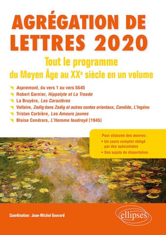 Tout le programme du Moyen Age au XXe siècle en un volume. Agrégation de Lettres, Edition 2020