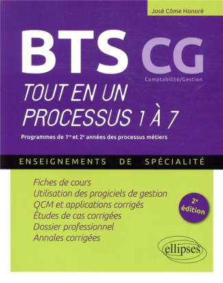 BTS CG. Tout en un processus 1 à 7, 2e édition