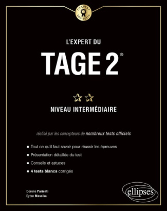 L'expert du Tage 2® Niveau intermédiaire. 4 tests blancs