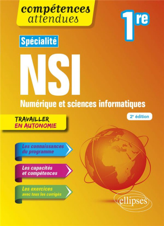 Spécialité NSI Numérique et sciences informatiques 1re. 2e édition