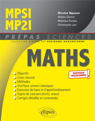 Mathématiques MPSI/MP2I. 5e édition