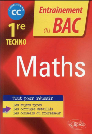 Maths 1re techno