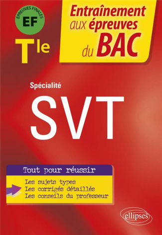 Spécialité SVT Tle . Epreuves finales
