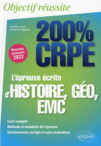 L'épreuve écrite d'histoire, géo, EMC. Edition 2022