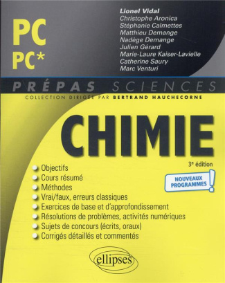 Chimie PC/PC*. 3e édition