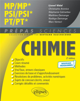 Chimie MP/MP* PSI/PSI* PT/PT*. 2e édition