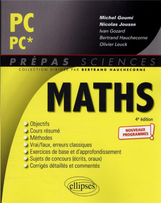 Mathématiques PC/PC*. 4e édition