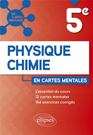 Physique-chimie en cartes mentales 5e. Edition 2022