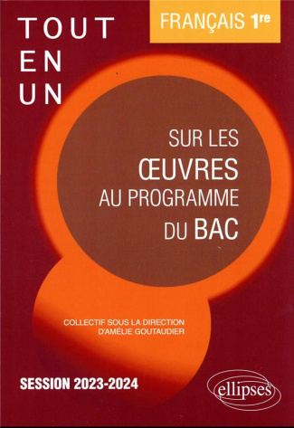 Français 1re. Edition 2023-2024