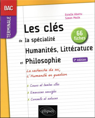 Les clés de la spécialité humanités, littérature et philosophie en 66 fiches Tle. 2e édition