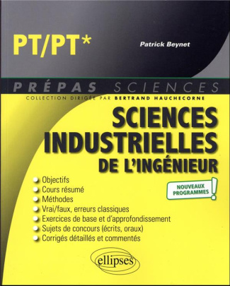 Sciences industrielles de l'ingénieur PT/PT*