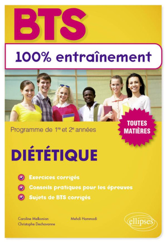 BTS Diététique. Programme de 1re et 2e années