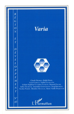 Région et Développement N° 45-2017 : Varia. Textes en français et anglais
