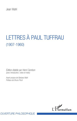 Lettres à Paul Truffau (1907-1960)