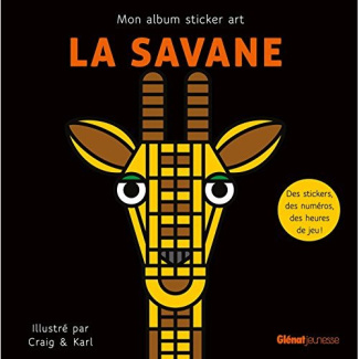 La savane. Mon album sticker art