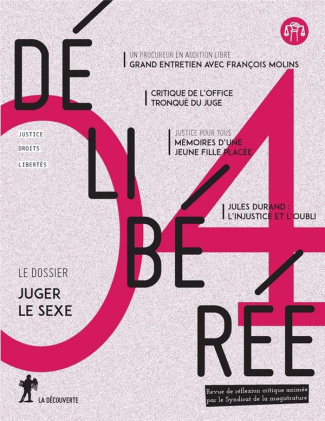 Délibérée N° 4, juin 2018 : Juger le sexe