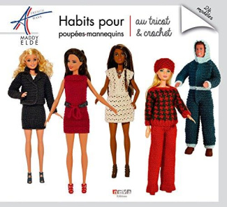 Habits pour poupées-mannequins au tricot et crochet. 24 modèles