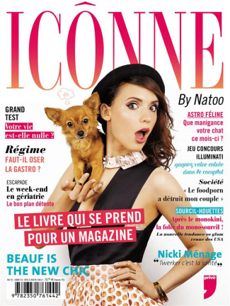 Icônne by Natoo. Le livre qui se prend pour un magazine