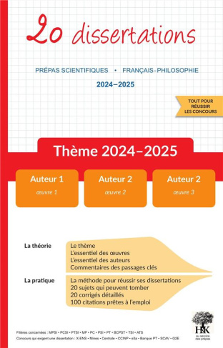 Individu et Communauté. 20 dissertations avec analyses et commentaires, Edition 2024-2025
