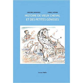 Vieux Cheval et les petites génisses