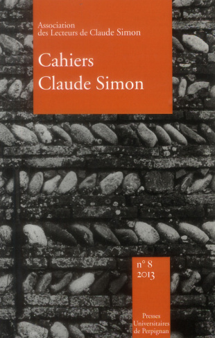 Cahiers Claude Simon N° 8/2013