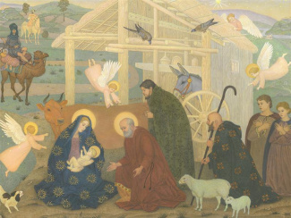 Calendrier de l'Avent. Il est né le divin enfant