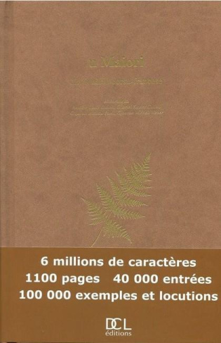 U Maiori. Dizziunàriu corsu-francese, Edition bilingue français-corse